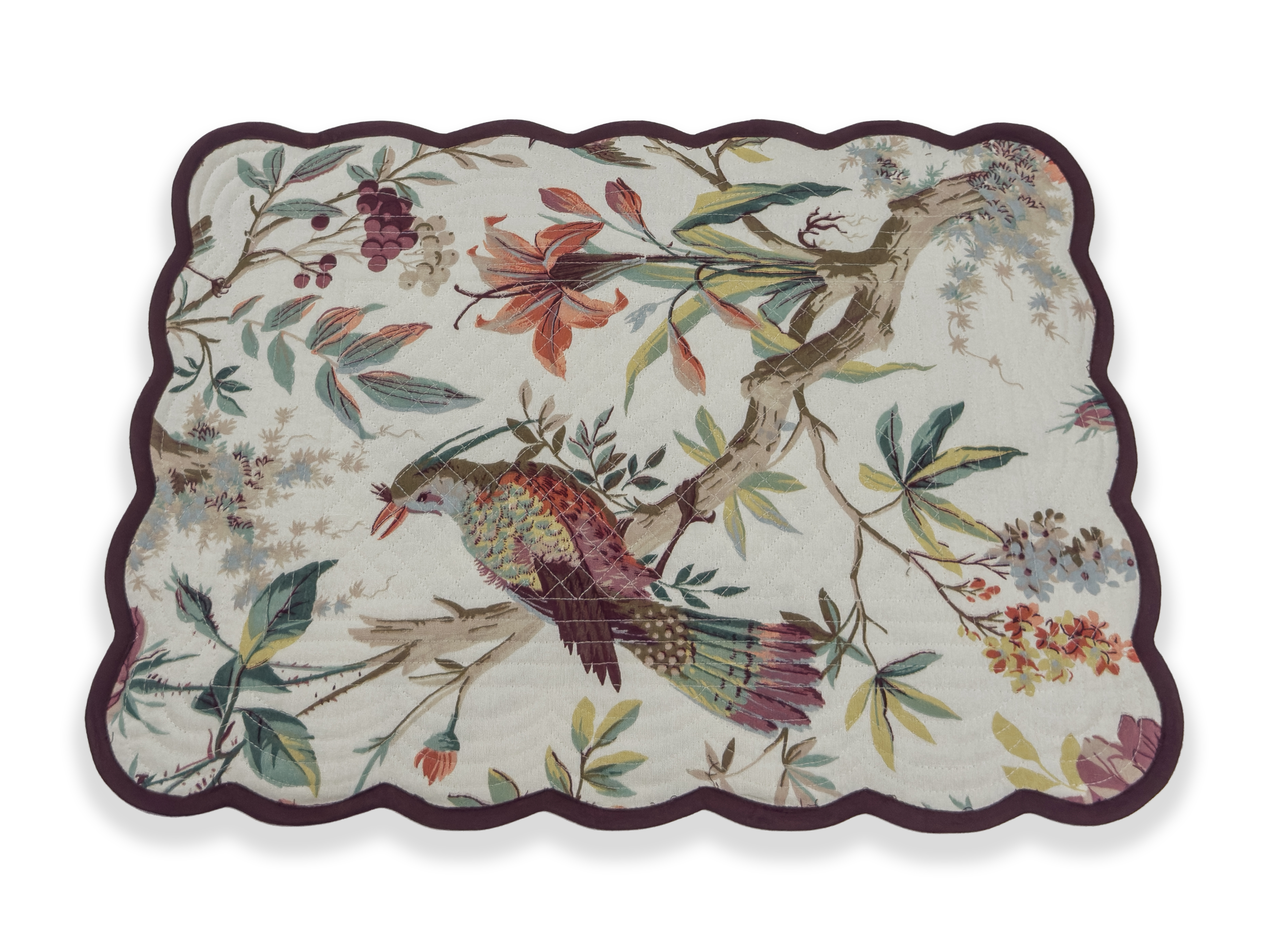 Espresso Feather Placemats - Image 6