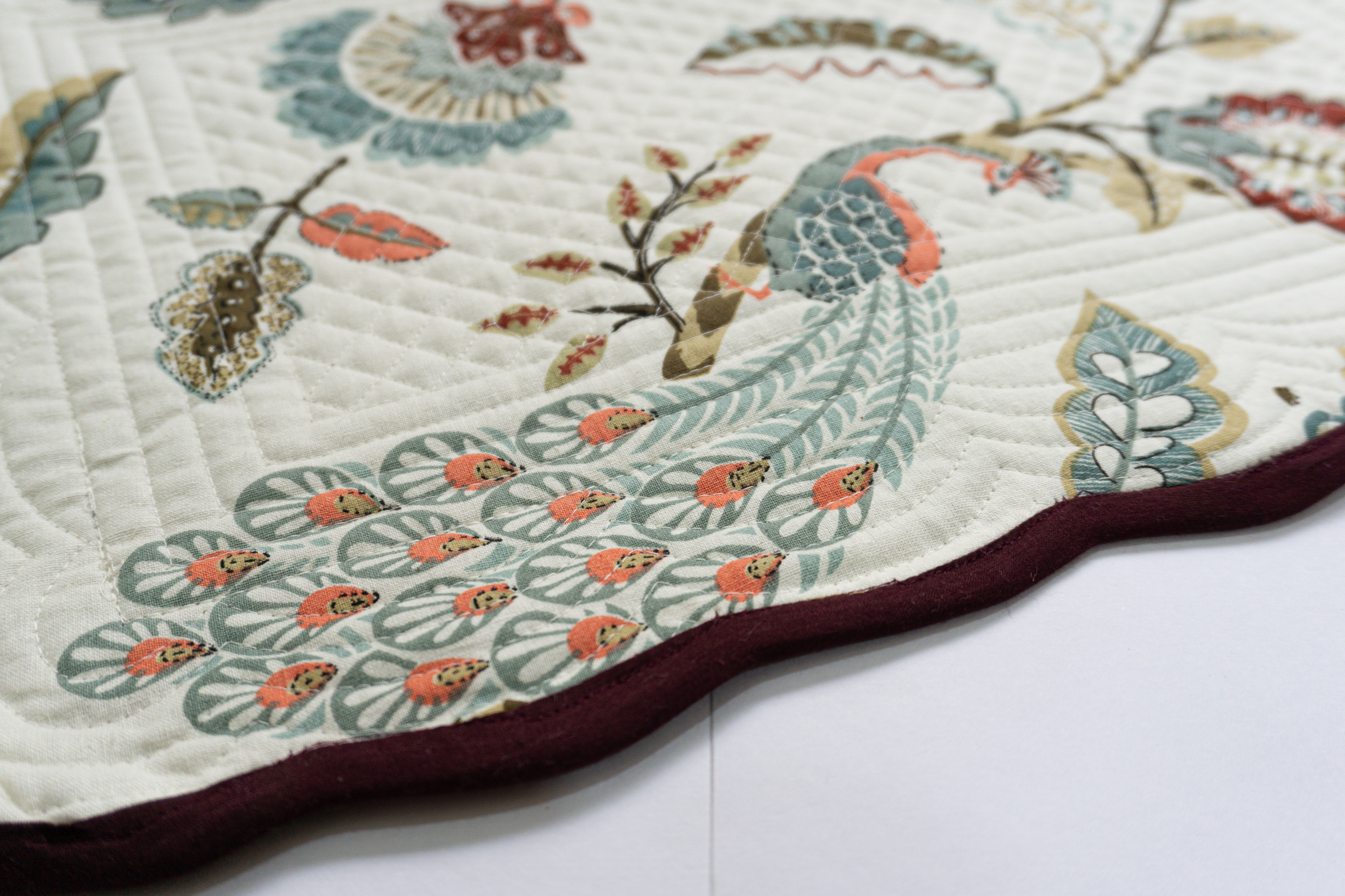 Espresso Feather Placemats - Image 9