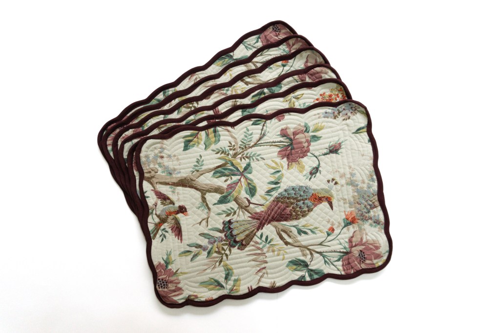 Espresso Feather Placemats