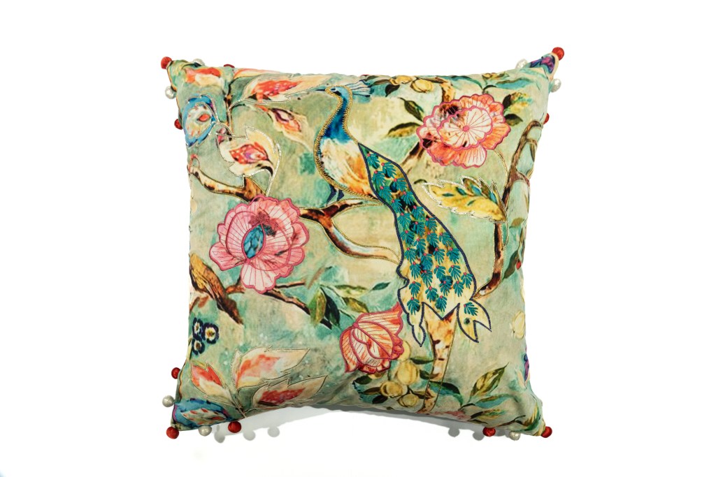 Peacock Cushion Cover
