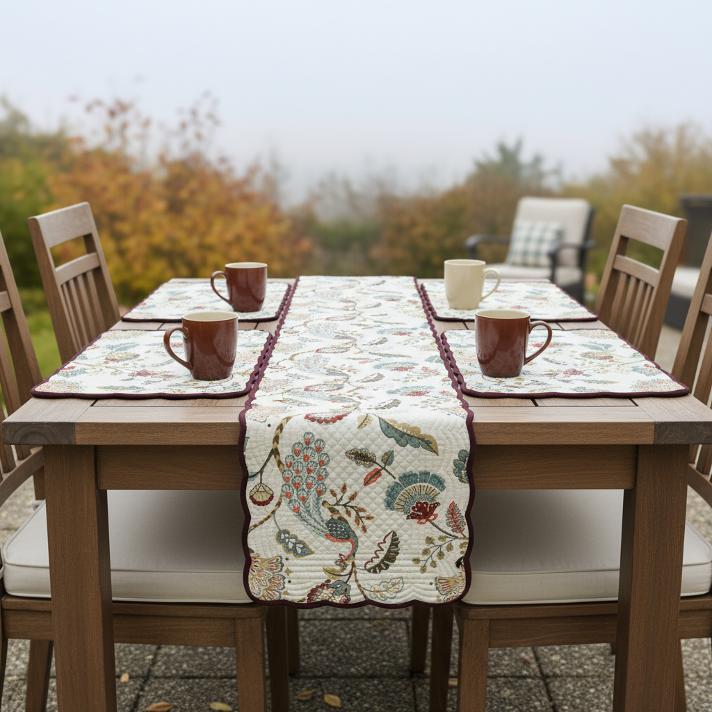 Espresso Feather Placemats - Image 11