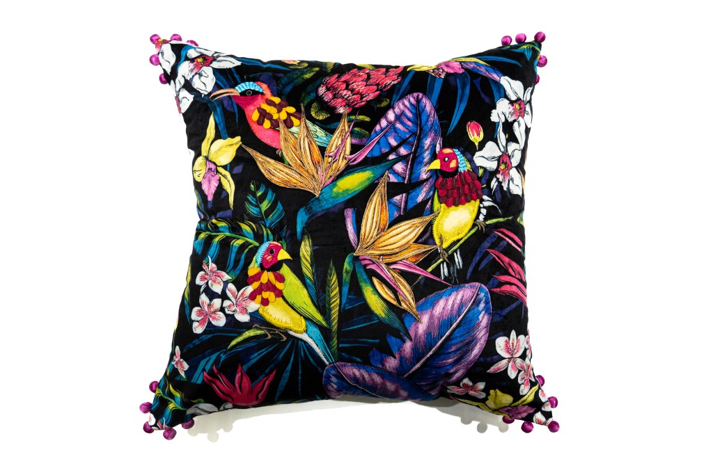 Midnight Paradise Cushion Cover