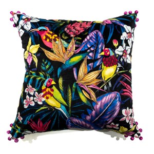 Midnight Paradise Cushion Cover