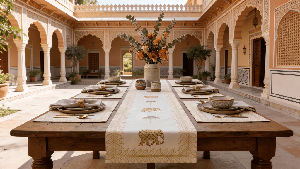 Elephant Courtyard Dining Set