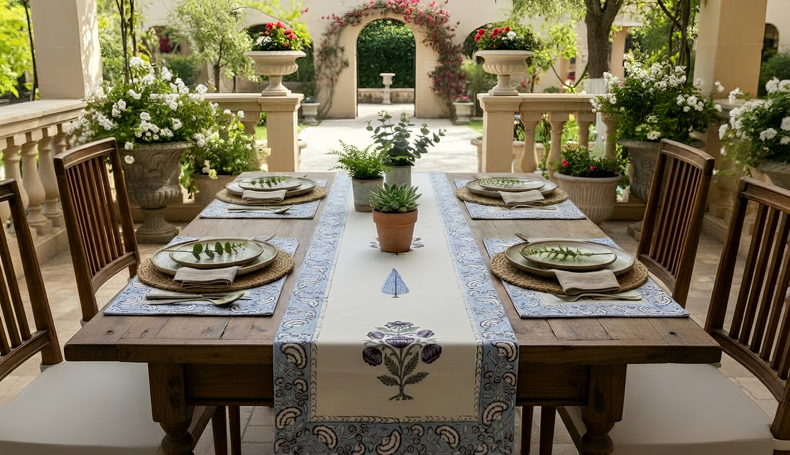 Indigo Parterre Dining Set - Image 7