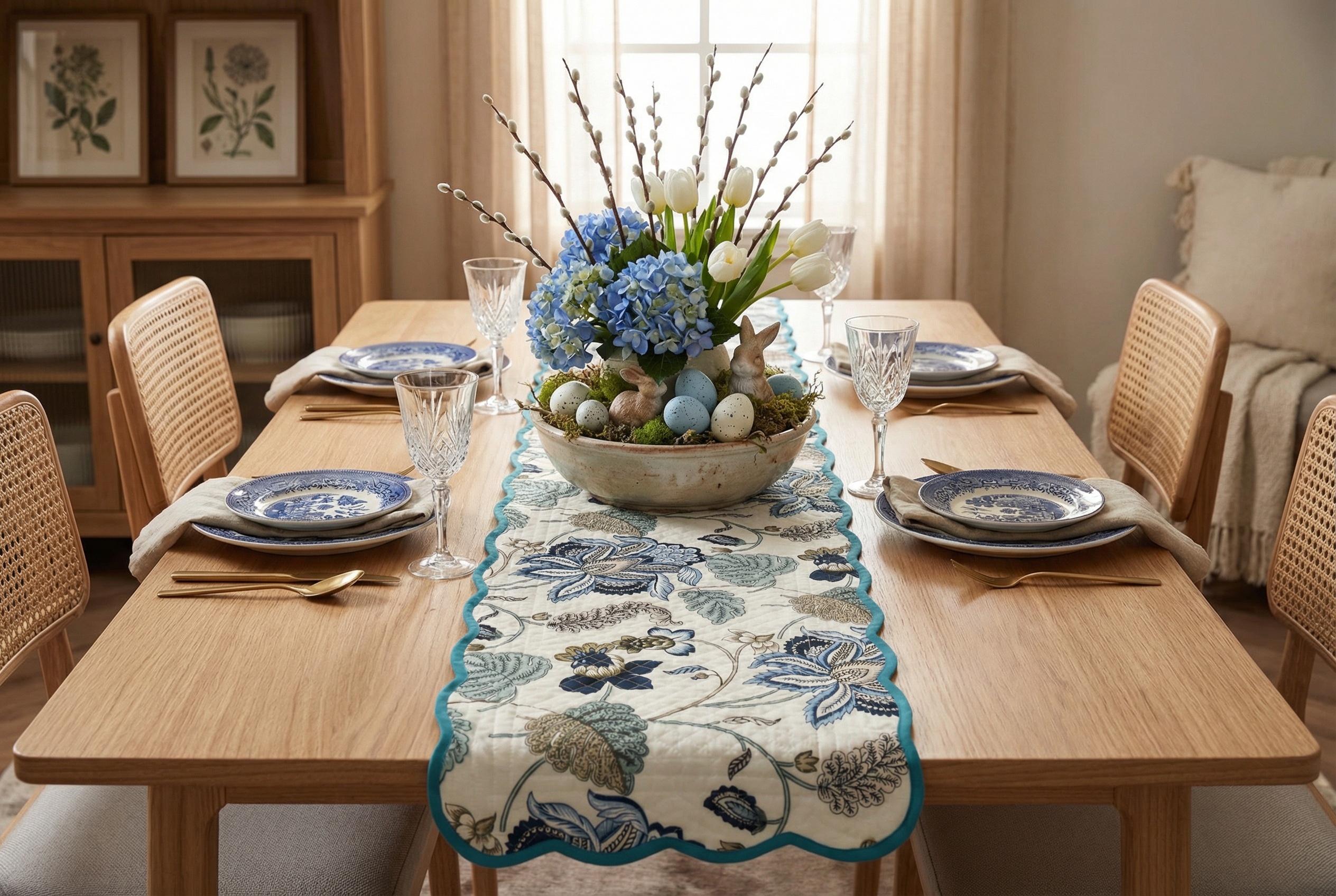 Botanical Blues Placemats - Image 6