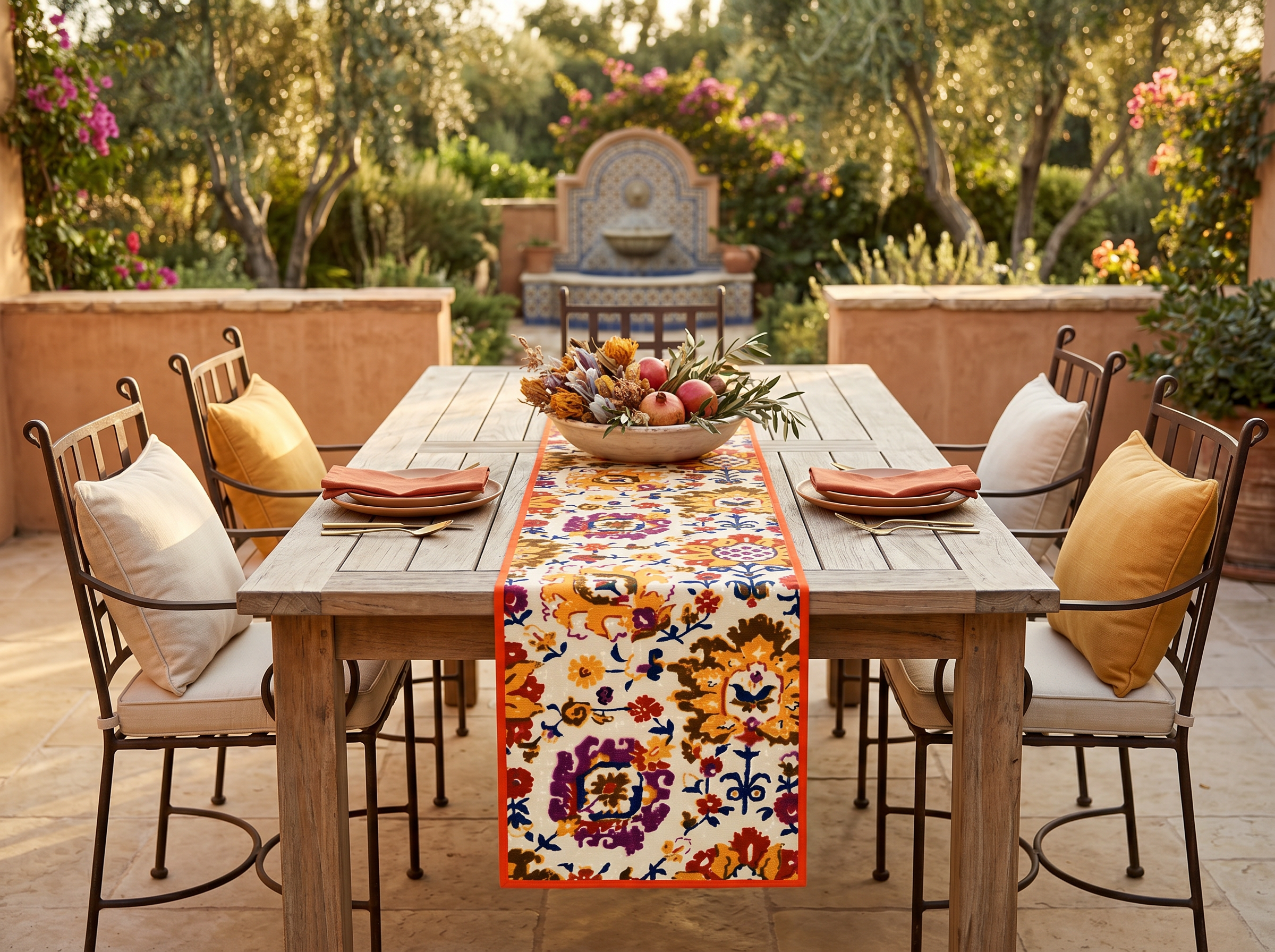 Saffron Mosaic Table Runner - Image 5