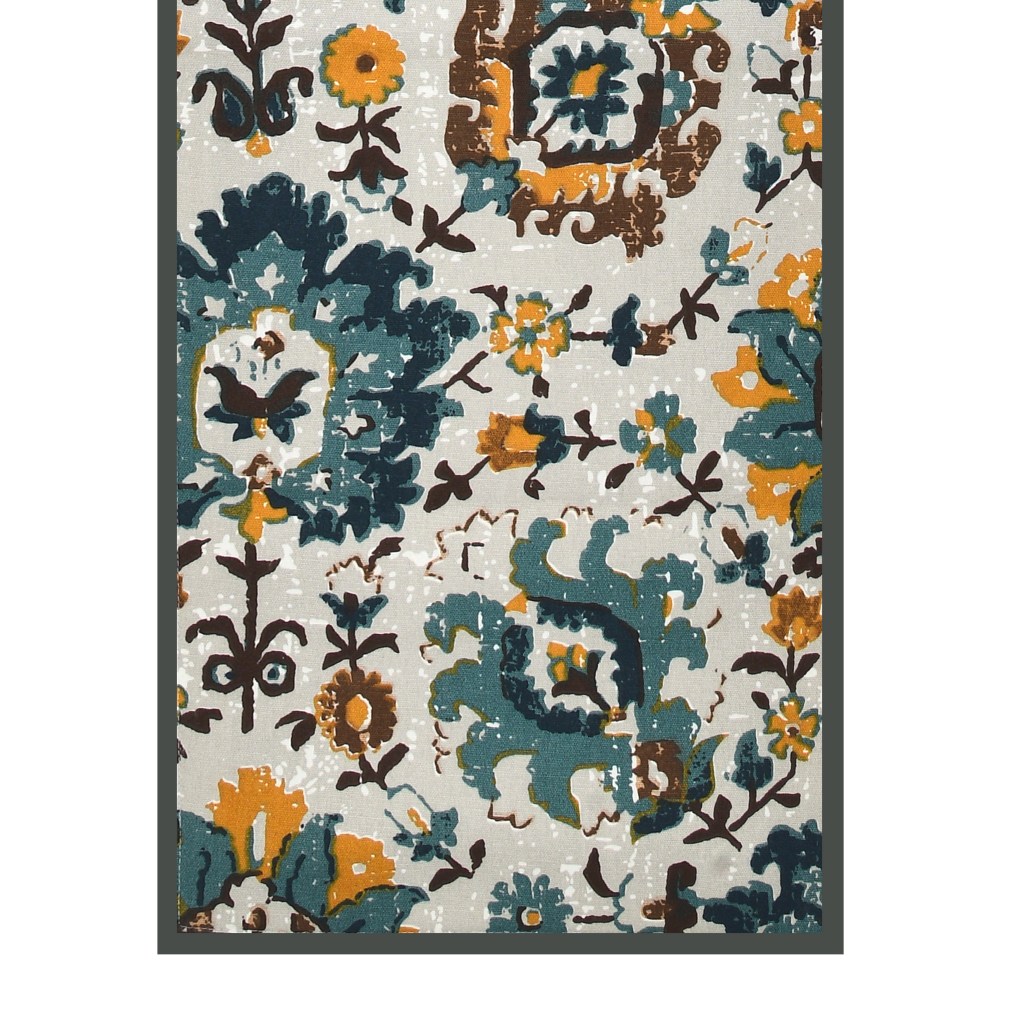 Teal Mosaic Table Runner