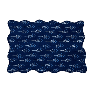 Iris Reversible Cotton Quilted Placemats – 2 Designs in 1