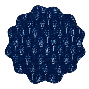 Iris Reversible Cotton Quilted Placemats – 2 Designs in 1