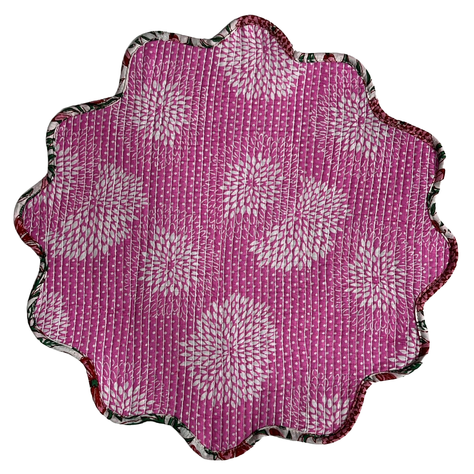 Rosalie Reversible Cotton Quilted Placemats – 2 Designs in 1 - Image 2