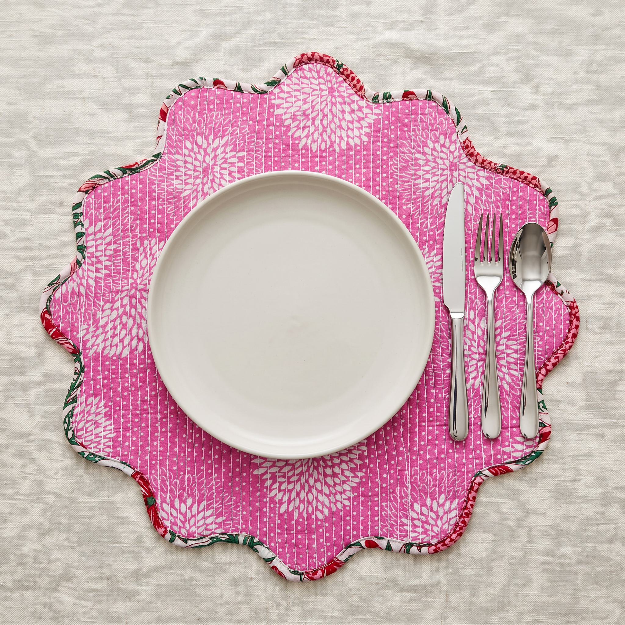 Rosalie Reversible Cotton Quilted Placemats – 2 Designs in 1 - Image 5